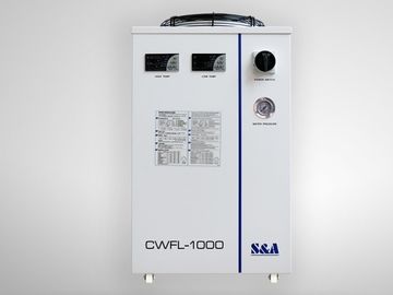 Máquina dupla do refrigerador de água da temperatura com o 4200W que refrigera para o gravador do laser da fibra